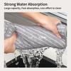 Absorbent Microfiber Cleaning Cloths Thick Quick Dry Bamboo Charcoal Fiber Towels for Car & Kitchen Non-Stick & Washable