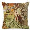 Pillow Ancient Greek Mythology Waist Support Office Sofa Cushion Home Bed Cushion Bedside Backrest