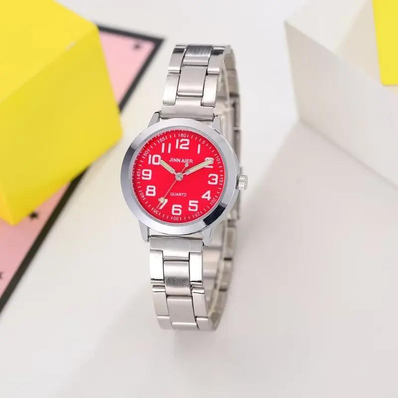 New Children's Boys Girls Watches Stainless Steel Students Quartz Adult Watch Birthday Gift Relojes Montres Kol Kaati