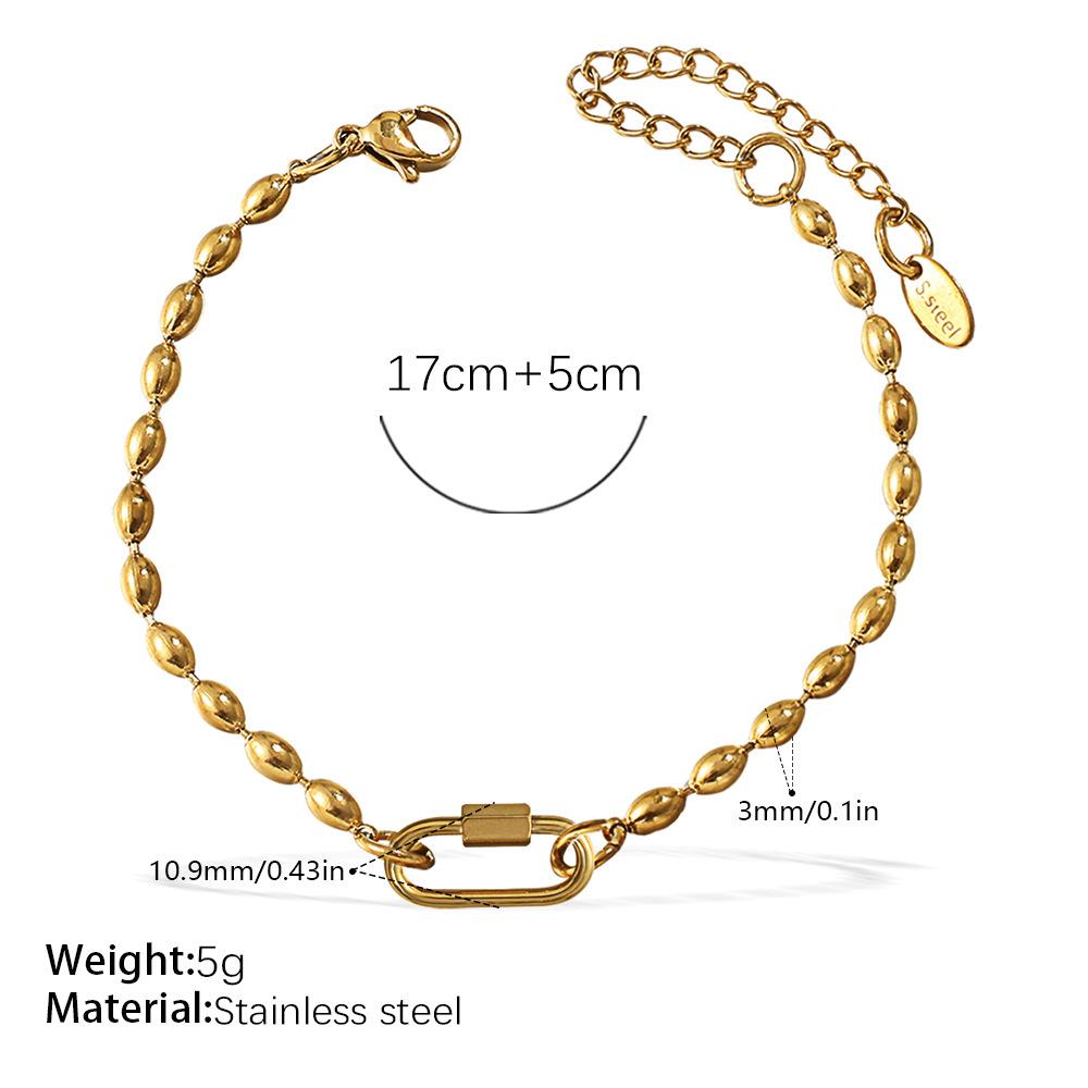 Japan And South Korea Fashion Niche Bracelet Necklace Women'S Personality Design Versatile Jewelry Does Not Fade Popular Trend