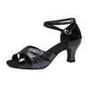 Women Sandals Modern Dance Shoes Adult Latin Dance Shoes Women's Ballroom Dance Shoes High Heels Sandalias Mujer