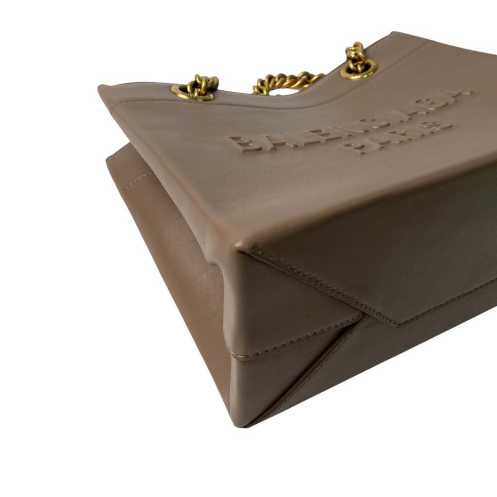 Used BALENCIAGATote Bag Brown/Gold Series Leather Women