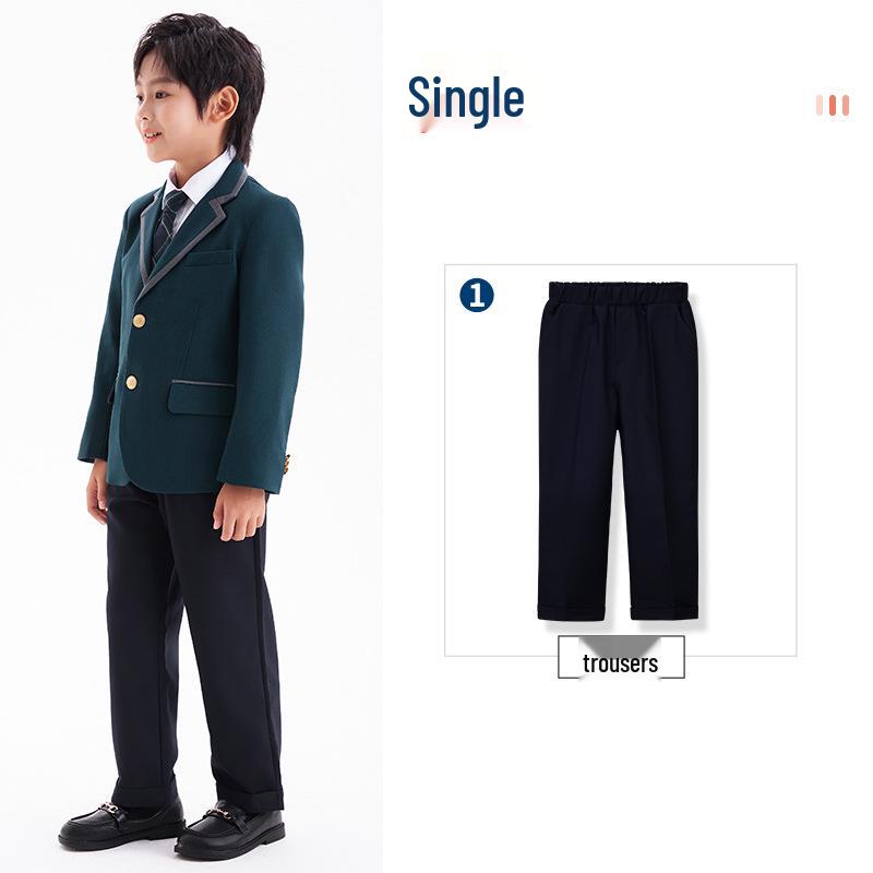 

Комплект школьной формы в британском стиле для мальчиков и девочек - Осень/Зима, детский сад и костюм для выступлений 140 cm