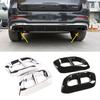 For 2020-22 Mercedes-Benz GLE 350 GLE 450 GLC GLS W167 X253 X167 2020 ABS Car Muffler Exhaust Pipe Tail Cover Decorative Sticker