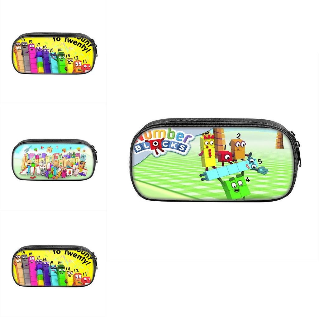Numberblocks Digitaler Block Stiftebeutel Mit Strapazierfähigem Nylonmaterial Für Schule Und Heimgebrauch
