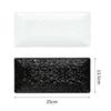 Pp Stone Textured Rectangular Serving Plate Durable For Sushi Home Restaurant Daily Use
