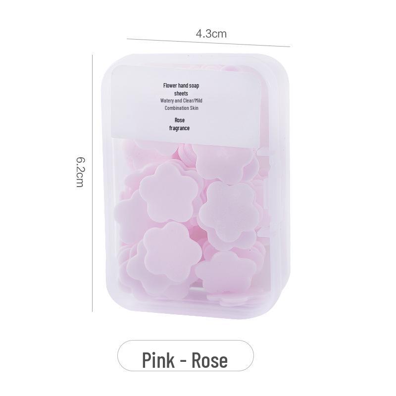 Мини-мыльные хлопья для путешествий: Портативное мыло-лепесток для студентов и детей