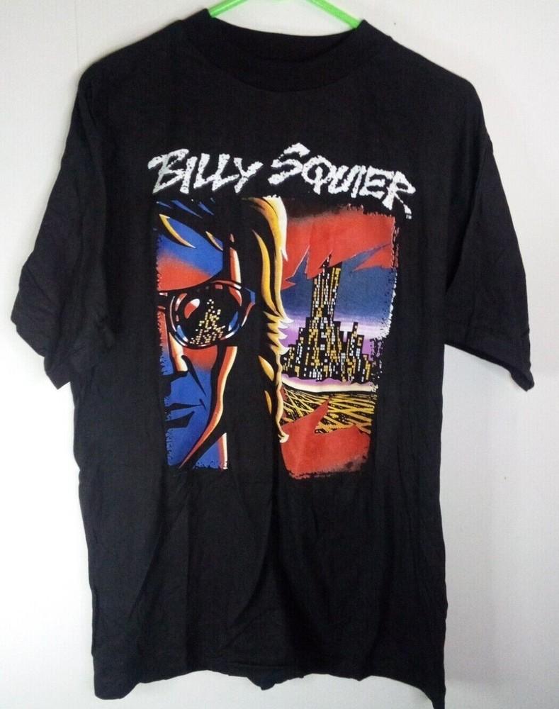 Vintage 1991 Billy Squier Creatures of Habit Tour T-Shirt Cotton All Size BO1377 Unisex T-Shirt L