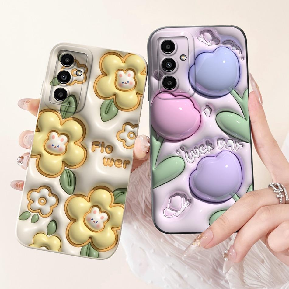 Für Samsung Galaxy A04S A04 A04e Handyhülle SamsungA04 A 04e A04S Niedlicher Panda Hase Cartoon Weiches Silikon Kamera Schutzhülle