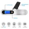 Stainless steel portable hand luggage electronic scale 50kg/10g digital lcd backlight luggage scale suitcase hanging scale