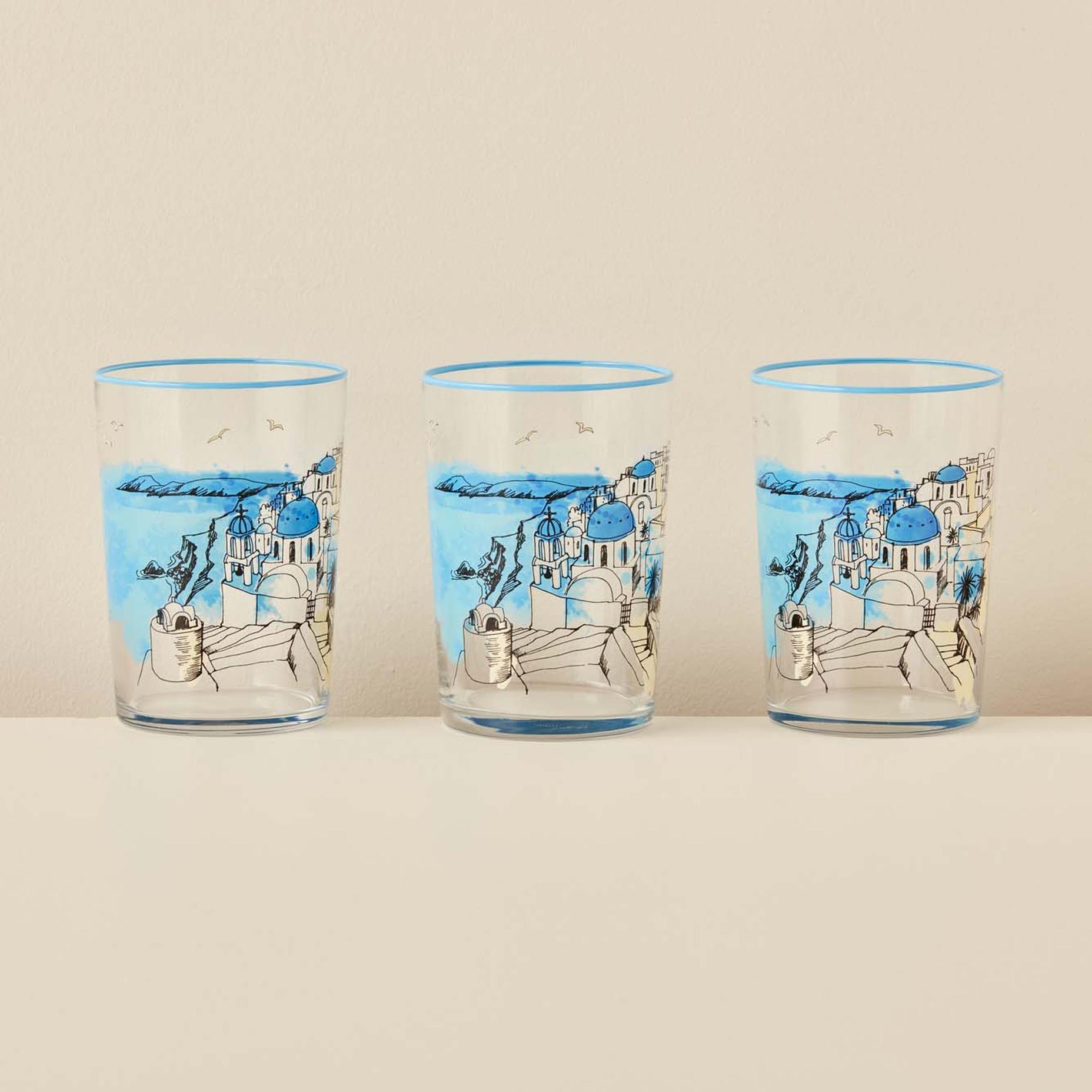 

Бокалы для греческих напитков, 3 упаковки, синие (510cc) 3 pcs. x 510ml синий