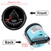 0-190 ohms Universal 52mm Rudder Angle Indicator Gauge 12V 24V with Red Backlight for Marine Boat Yacht Vessel