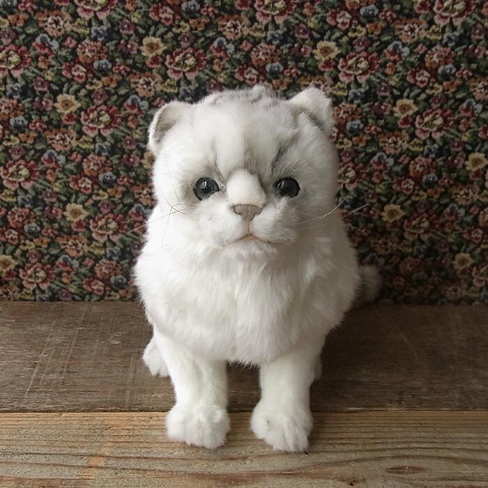 [HANSA Scottish Fold 27 (Gray) Stuffed Toy] Cat Stuffed Toy Realistic Looks Like the Real Pet