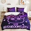 Three-Piece Mushroom Forest Quilt Set Two-Piece Bedding Set