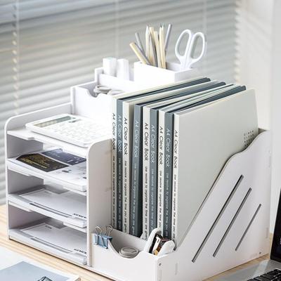 Porta-arquivos e Organizador de Estante de Mesa