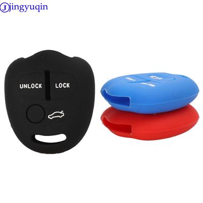 Jingyuqin Remote 3B Car Key Case Silicone For Mitsubishi Outlander Colt LANCER Grandis Pajero Sport Parts Holder