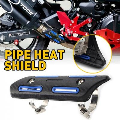 Blauer Hitzeschutz-Abdeckung für Auspuffrohr für 2005- Honda CRF450R 2002- CRF450X