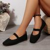 Foreign trade single shoes women's large size new one-word belt fly-woven single shoes women's mesh solid color light mouth breathable lazy loafers