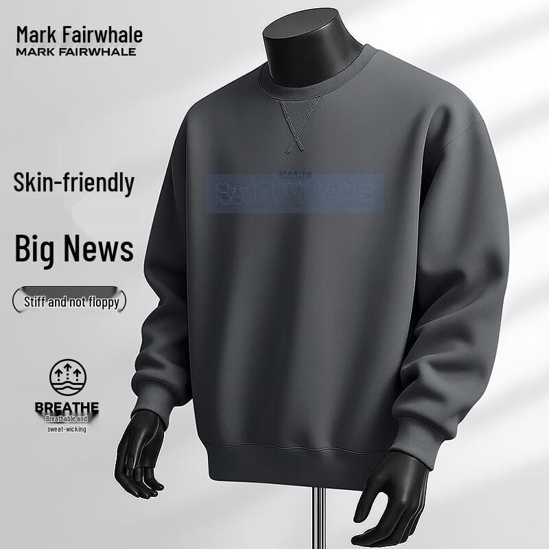 

Mark Fairwhale Men s Heavyweight Round Neck Pullover M