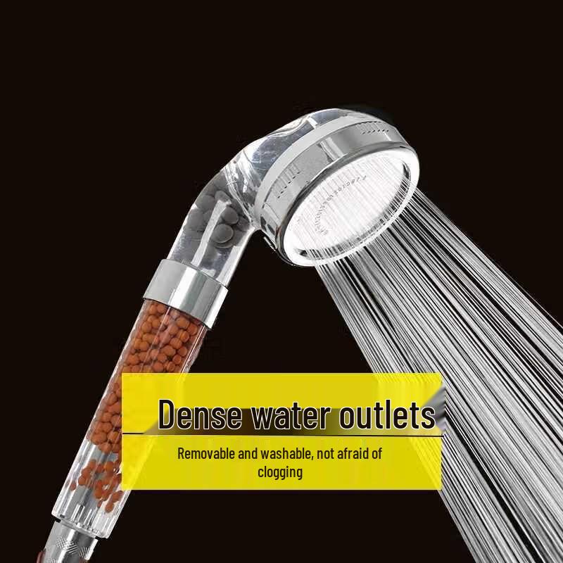 Maifan Stone Filter Pressurized Handheld Shower Head