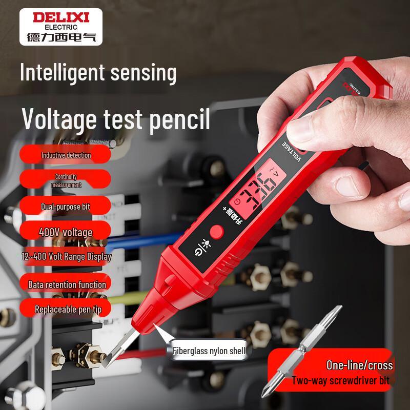 Delixi 2897 Smart Digital Voltage Tester (CN Version)