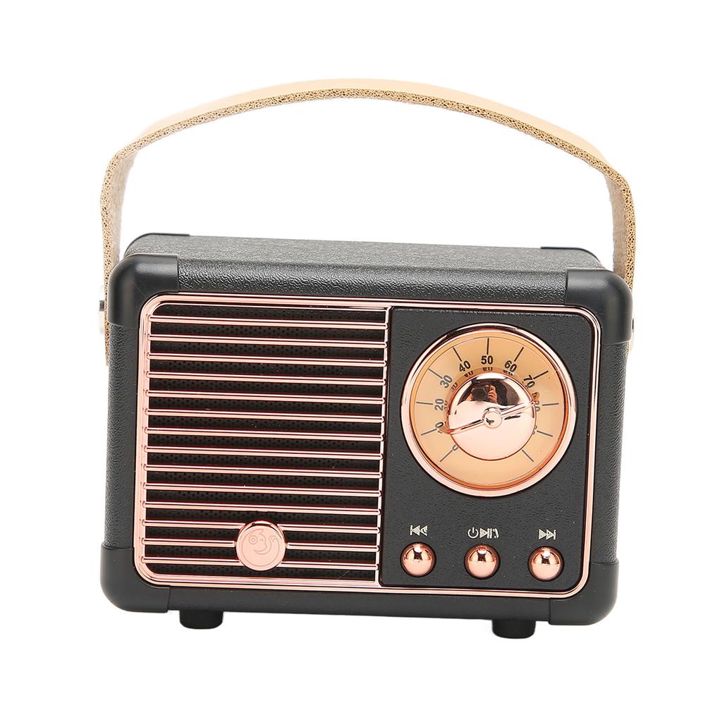 Retro Bluetooth Speaker HiFi Stereo Fast Transmission Low Power Consumption Portable Vintage