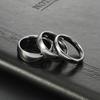 Unisex Smooth Tungsten Wedding Ring Durable Couple Bands Wide Narrow Design Stylish Jewelry Gift