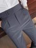 Men's British-Style Wrinkle-Resistant Dress Pants - Casual, Versatile, and Stylish French Suit Trousers