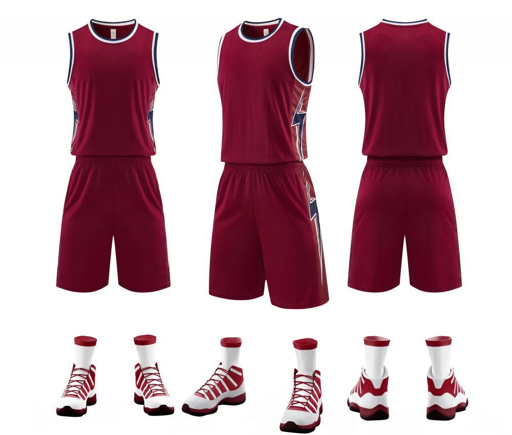 New Basketball Uniform Sets, Men's and Women's Student Team Competition Uniforms, Youth Sports Training Camps, Children's Basketball Uniforms