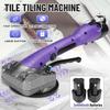 Tiling Tiles Machine Tile Vibrator Suction Cup 10 Gear Adjustable Automatic Floor Vibrator Leveling Tools with 2 Battery 1500W 100V-240V