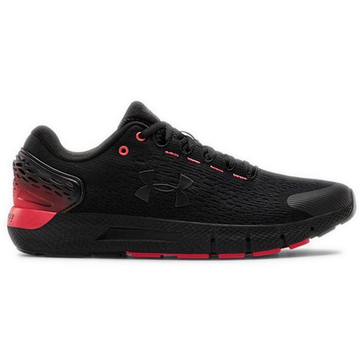 Under Armour Charged Rogue 1 Low Top Running Shoes Men sneaker Black Pink 3022592-002