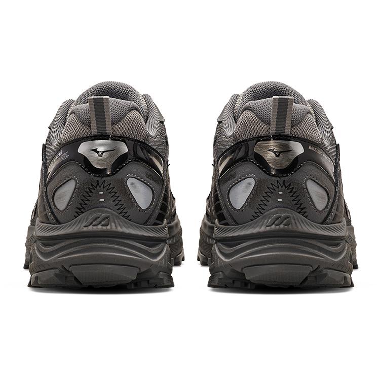 Mizuno Racer Trail Breathable Low top Running Shoes Unisex Gray Black D1GH223811