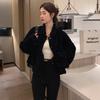 Spring and Autumn New Lamb Fur Integrated Jacket Jacket Short Small Fragrant Women's Top Environmentally Friendly Fur