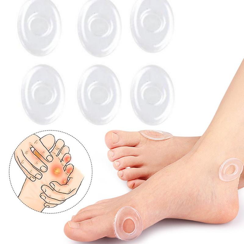 12/24pcs Super Soft Foot Protector Gel Callus Pads Foot Corn Sticker Reduce Rubbing Health Care Pain Relief Patch Reusable Foot Tool