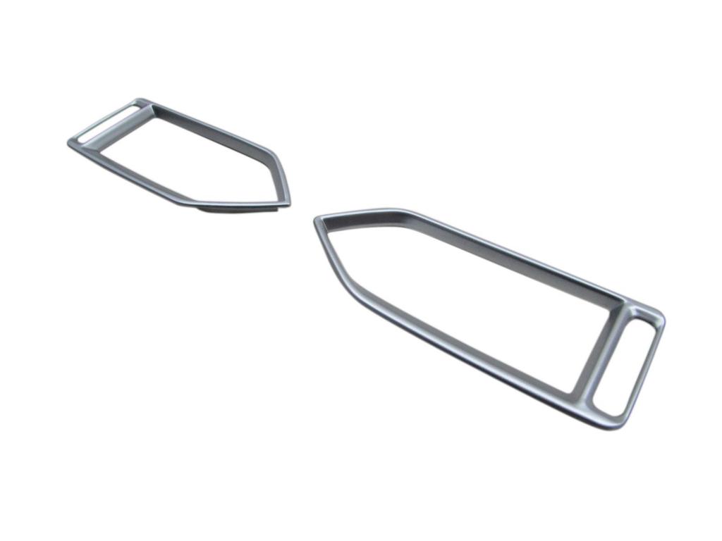 BRIGHTZ KF Front Side Air Conditioning Satin Silver Interior CX CX-5 Rings, 2-Piece [INT-ETC-143], Panel, KFEP, KF2P, KF5P, KFE, KF2, KF5, FP, 2P, 5P,