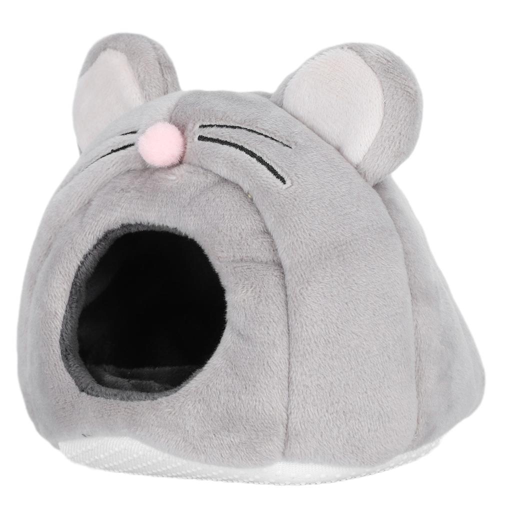 Mouse Shaped Lovely Small Pet Sleeping House Soft Nest Warm Bed Cage for Hamster