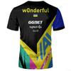 Shanghai Major Navi Esports Team Uniform Men's T-shirt CS2 Game Competition Player Uniform T-shirt Navy Blue Champion Tops