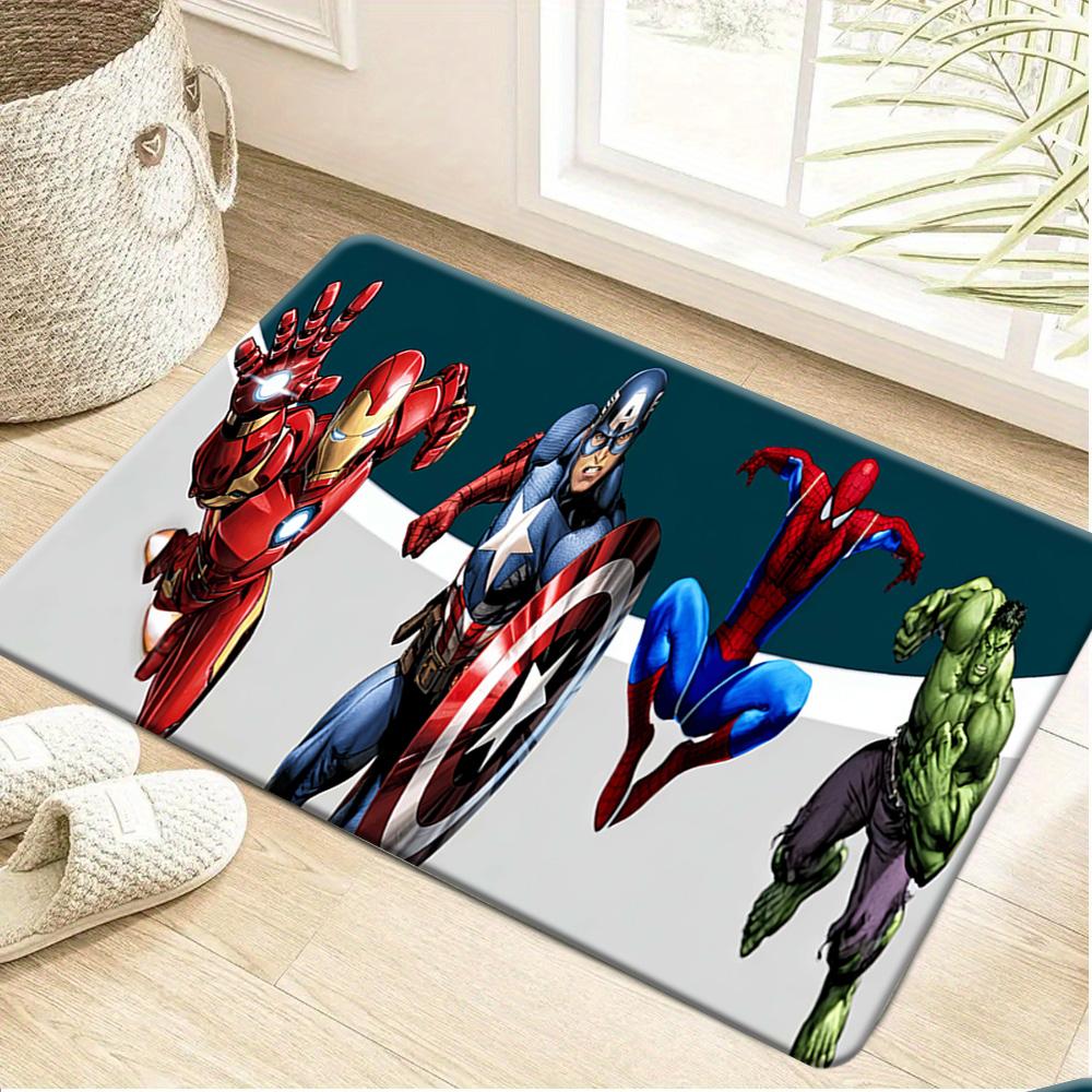 1pc MARVEL Spider-Man Door Suitable for Home Entrances, Bathrooms & Bedroom Doors - Red & Blue Superhero with Spiderweb Backgr 40cm x 60cm