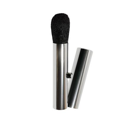Kumano Brush Portable Face Natural Powder Brush with for and Made In Luxury Makeup Brush Brush, 100% Bristle, Cap, Touch-Ups Travel, Japan,