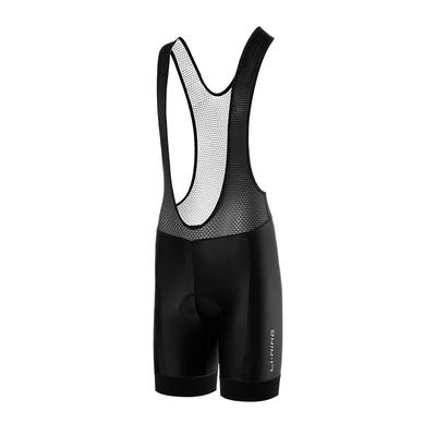 Li-Ning 3D Střih Tlumící Nárazy Prodyšné Cyklistické Kalhoty s Náprsenkou Pánské Kalhoty Tmavě Hnědé LCUE197-1