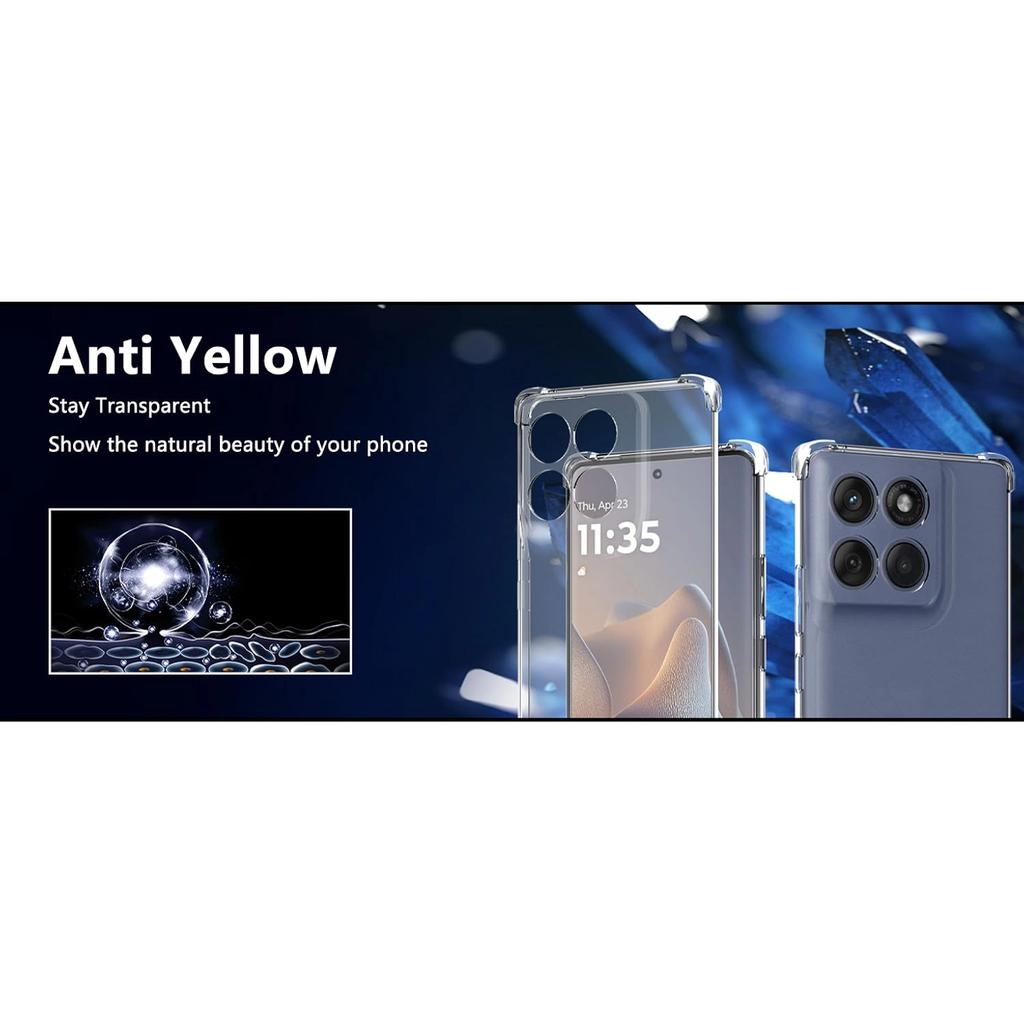 Transparent TPU Shockproof Protection Phone Case For Motorola Moto Edge60 Pro/Edge 60/Edge60 Fusion/Edge 5G 2025/Edge 5G 2025