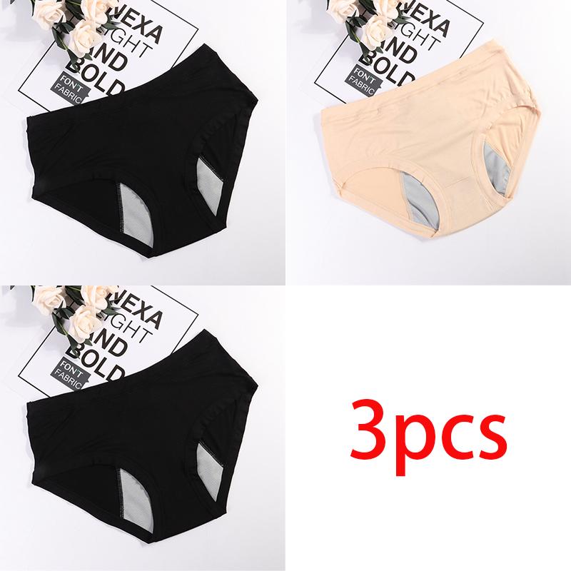 Chiloți pentru menstruație rezistenti la scurgeri Lenjerie pentru femei Pantaloni fiziologici Bumbac Sănătate Talie Călduță