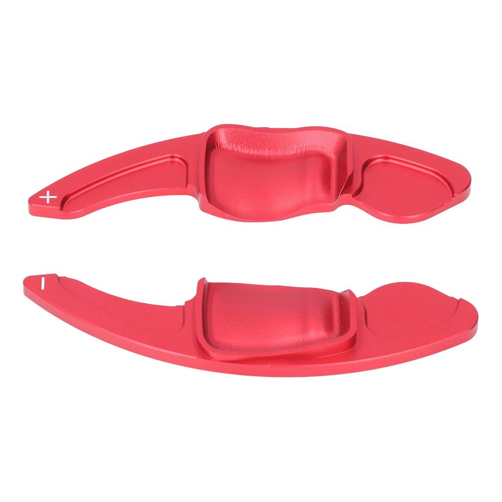 2 Stück Rote Lenkradschaltwippen Aluminiumlegierung Auto Umbau Dekorationszubehör Ersatz für Seat Leon