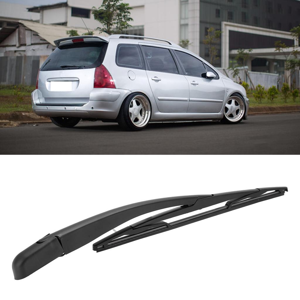 Rear Windshield Wiper Arm Blade Set 6429T8 Parts Replacement for Citroen C3 2002‑2017