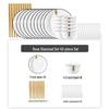 Nordic Style 45-Piece Tableware Set: Plates, Rice Bowls, Diamond Soup Bowls, and Fish Plates for 10 People