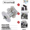 Piston Pneumatic Motor M1-M7-F-L-IEC with Forward/Reverse & Stepless Speed Regulation, Explosion-Proof Safety.