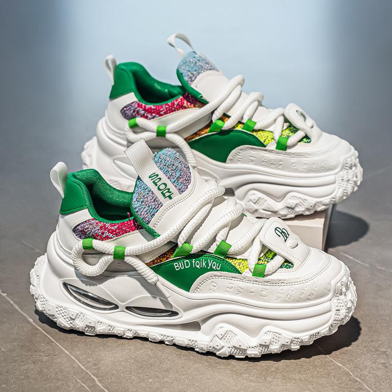 Shoes Summer New Design Dad Shoes Youth Wind Thick-soled Shock-absorbing Sports Shoes