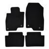 Superior Black Quality Floor Mats For Mazda 6 2012-2018 4pcs, Precise Fit, Reinforced In the Pedal Area