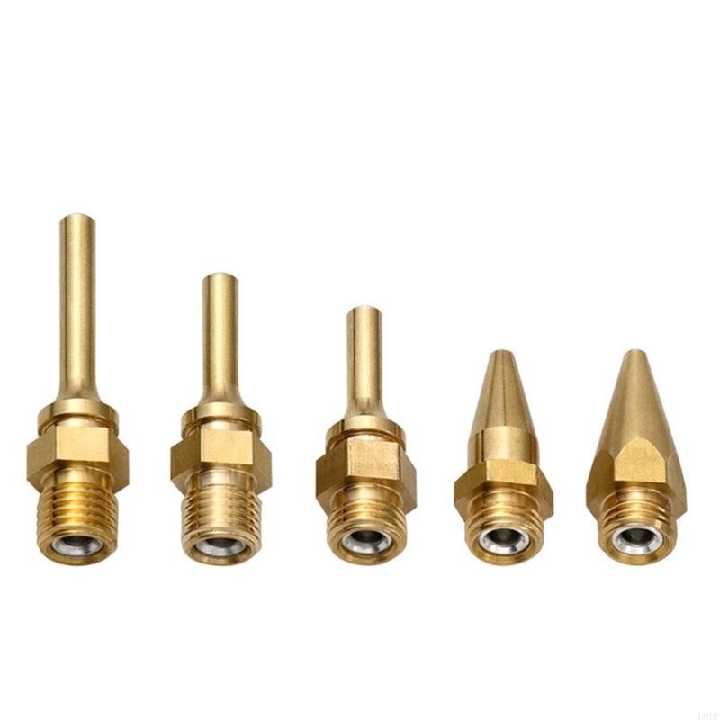 Melt Guns Nozzle Spring Loaded Steel Ball Design For Clean Leakproof Application