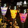 Solar Mosaic Light Outdoors LED Lawn Lamp Waterproof Lampshade Modern Garden Villa Path Landscape Courtyard Lawn Decorative